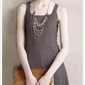 Anthropologie Bordeaux Tanith Dress Size S